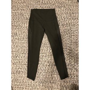 Lululemon High Rise Dark Olive Pants